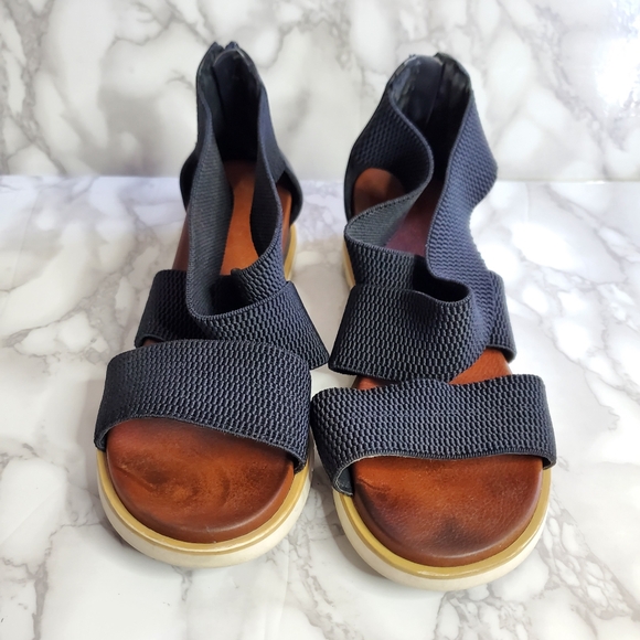 MIA Shoes - Mia Black Strappy Sandals 7.5